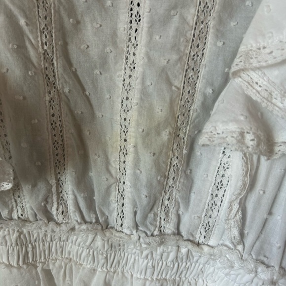 White Ruffled Dress - Picture 2 of 4